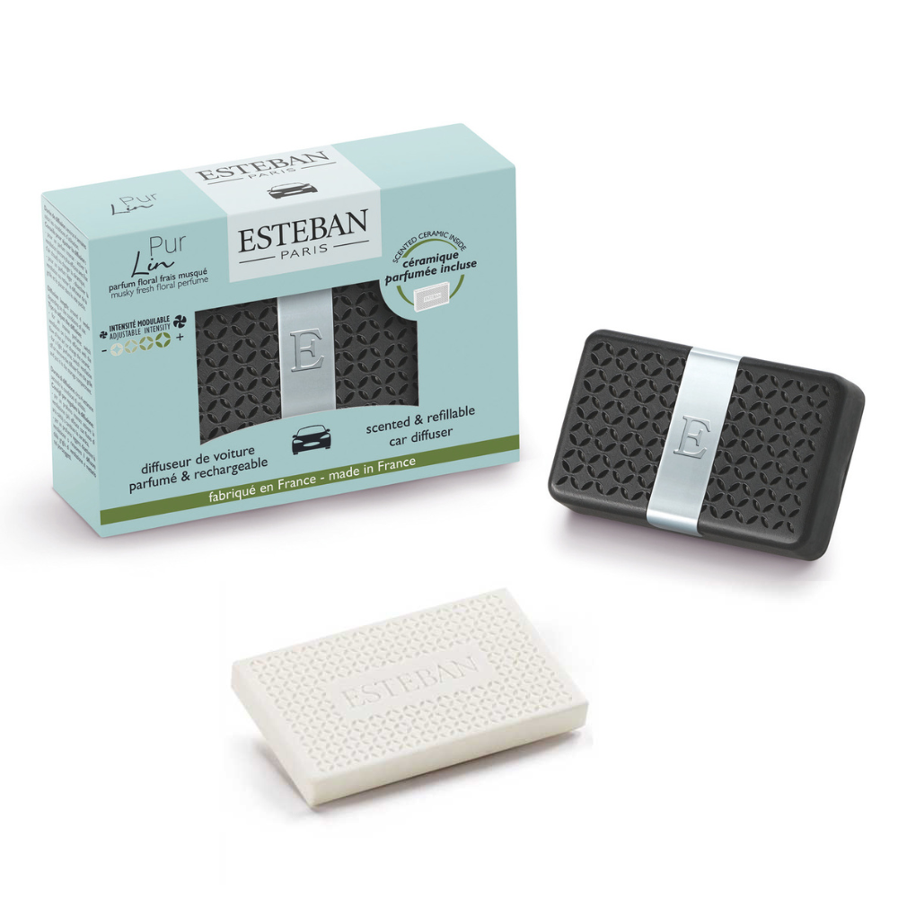PUR LIN - Scented Car Diffuser | ESTEBAN PARIS – estebanparis.com