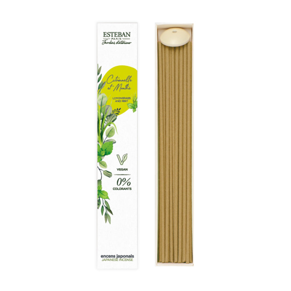 INTERIOR GARDEN NATURE - LEMONGRASS & MINT Japanese Style Incense